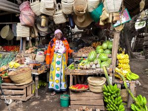 Villagers at Mto wa MBu Market